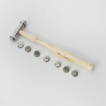 Młotek z wymiennymi matrycami 27x7,5cm Młotek z wymiennymi matrycami 27x7,5cm