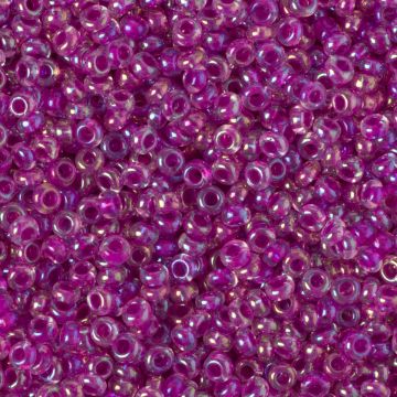 Koraliki NihBeads 12/0 Inside-Color Rainbow Crystal/ Magneta Line