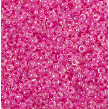 Koraliki NihBeads 12/0 Inside-Color Rainbow Crystal/ Carnation Line