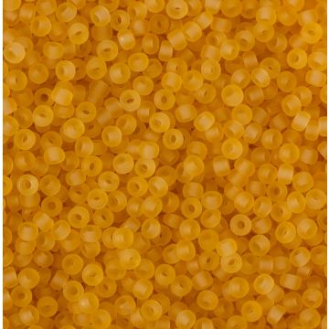 Koraliki NihBeads 12/0 Transparent Frosted Med Topaz