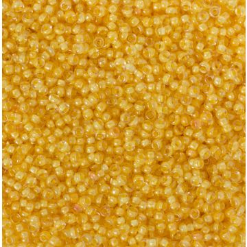 Koraliki NihBeads 12/0 Inside-Color Lustered Crystal/Peach Cobler Line