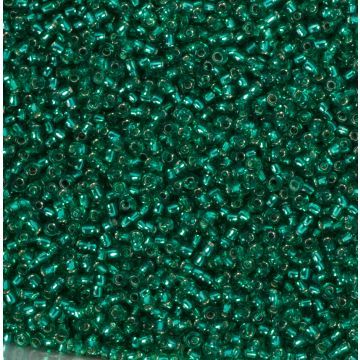 Koraliki NihBeads 12/0 Silver-Lined Dark Peridot