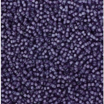 Koraliki NihBeads 12/0 Inside-Color Amethyst/ White Line