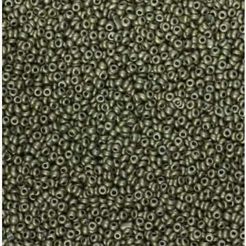 Koraliki NihBeads 12/0 Metallic Frosted Silver Gold