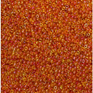 Koraliki NihBeads 12/0 Inside-Color Rainbow Jonquil/ Apricot Line