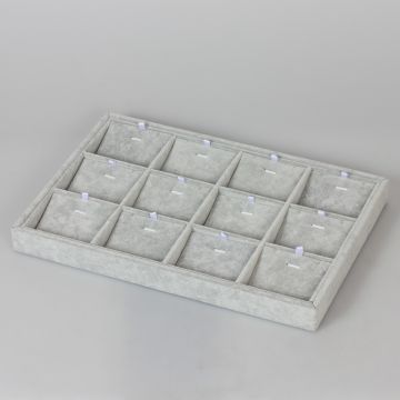 Ekspozytor do zawieszek 12 komorowy 3x36x24cm