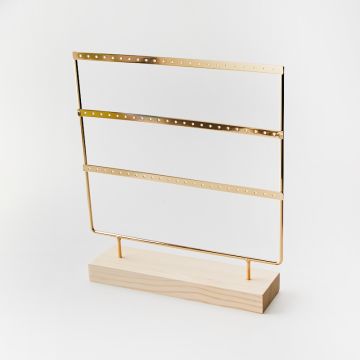 Metalowy ekspozytor na kolczyki duży 31x24cm