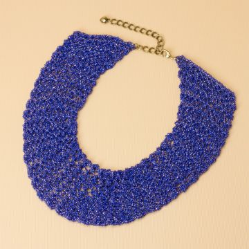 Kolia z drobnych łańcuszków 50cm