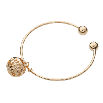 Bransoletka pozłacana crystal ball regulowana Bransoletka pozłacana crystal ball regulowana