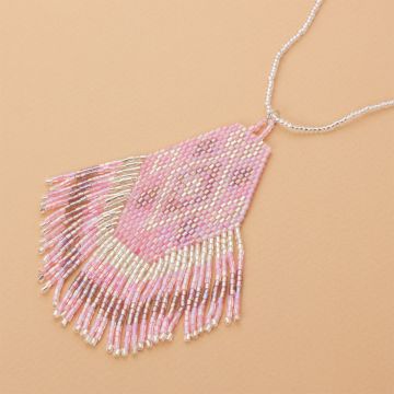 Naszyjnik boho z koralików Matsuno 10cm