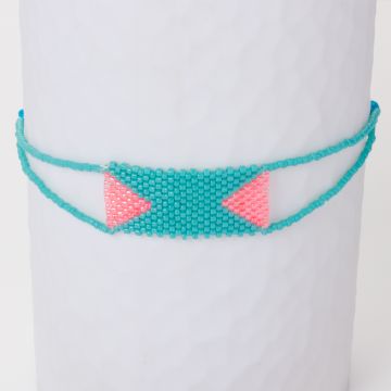 Bransoletka z koralików Toho prostokąt dł. regulowana