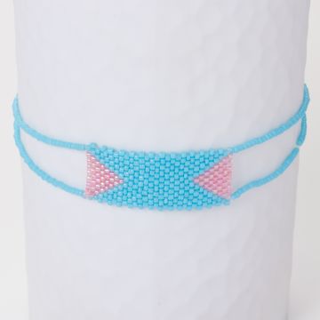 Bransoletka z koralików Toho prostokąt dł. regulowana