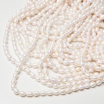 Perły naturalne hodowlane rice 5-6mm