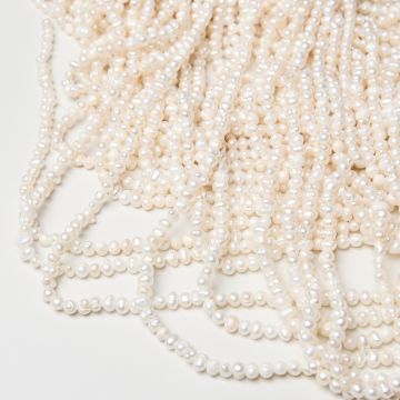 Perły naturalne hodowlane potato 3-4mm