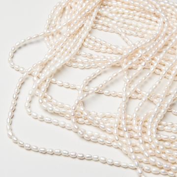 Perły naturalne hodowlane rice 3mm