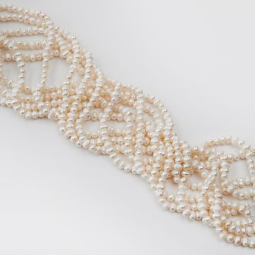 Perły naturalne potato hodowlane 3-4mm