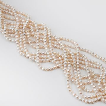 Perły naturalne potato hodowlane 4,5-5mm