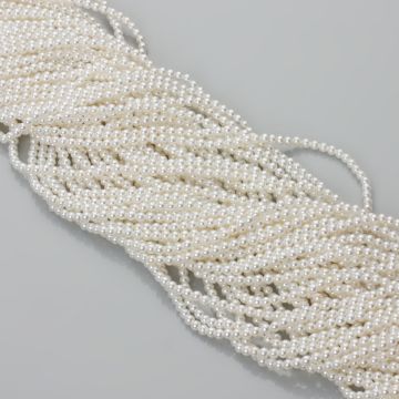 Perły ceramiczne kulka biała 2,5mm