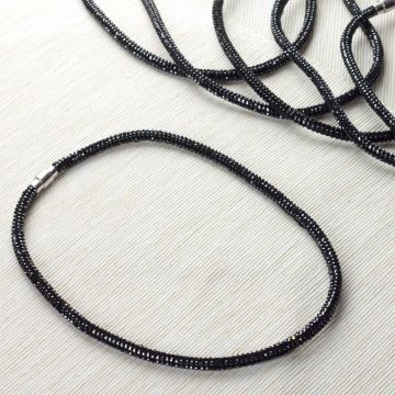 Naszyjnik star dust jet 6mm