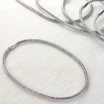 Naszyjnik star dust silver 6mm