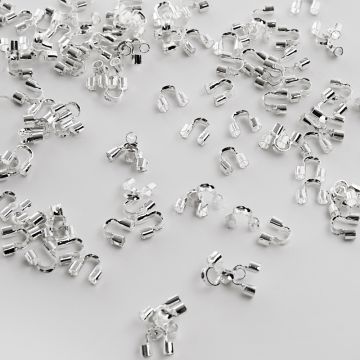 Końcówka do linek skobelki w kolorze srebrnym 5mm