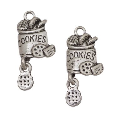 Zawieszka słój z ciastkami 13x28mm