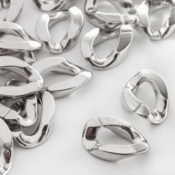 Ogniwa łańcucha akrylowego pancerka 22x16mm