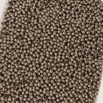 Kulki gładkie w kolorze ciemnego srebra 2,4mm