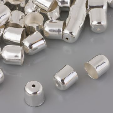 Końcówki do bransoletek naparstki z otworem 10mm