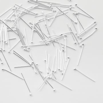 Srebrne szpilki z główką AG925 20x0,7mm