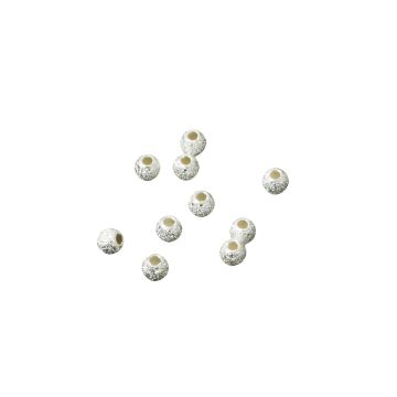 Kulki srebrne diamentowe 3mm AG925