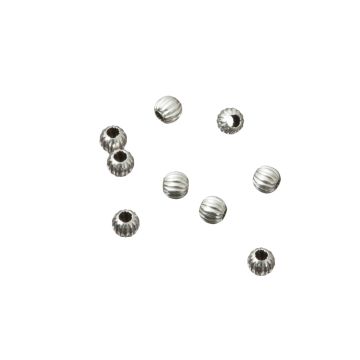 Kulki srebrne pasiaki AG925 3mm