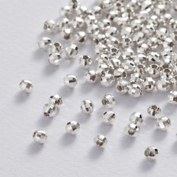 Srebrne kulki disco AG925 4mm