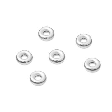 Srebrne donaty gładkie AG925 5mm