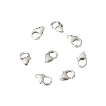 Srebrne zapięcie karabińczyk NTC AG925 8,5mm