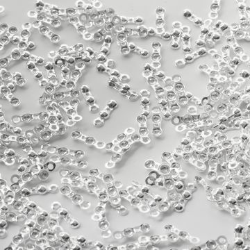 Srebrne łapaczki dziewczynki  do linek AG925 3mm