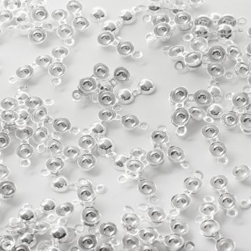 Srebrne łapaczki dziewczynki  do linek AG925 5mm