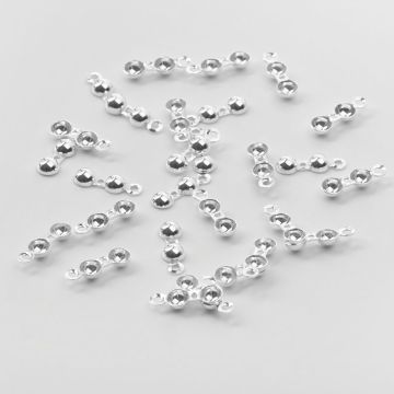 Srebrne łapaczki dziewczynki do linek AG925 4mm