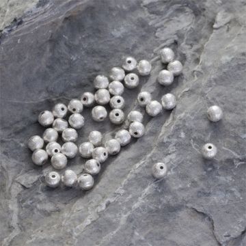 Srebrna satynowa kuleczka AG925