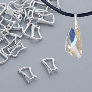 Srebrna krawatka wygięta AG925 10mm