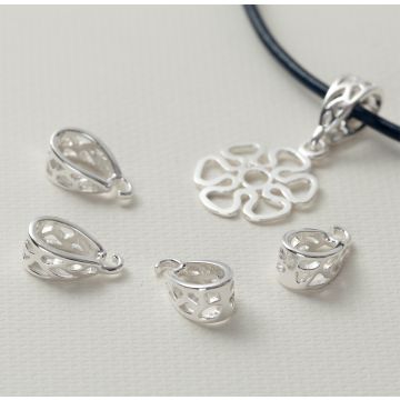 Srebrna krawatka ozdobna AG925 13mm