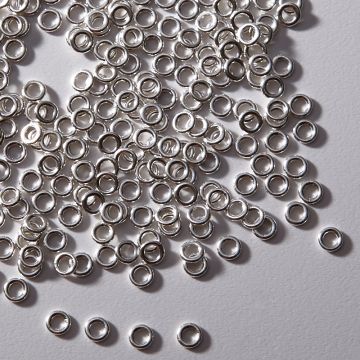 Srebrne kółeczka pełne 4,5mm AG925