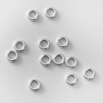 Srebrne kółeczka pełne 5mm