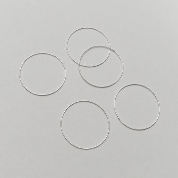 Srebrne kółko lutowane AG925 36,5x0,8mm