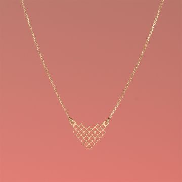 Srebrny, pozłacany naszyjnik łuski AG925 44-46cm Srebrny, pozłacany naszyjnik łuski AG925 44-46cm