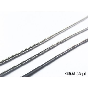 Srebrny łańcuch żmijka  AG925 0,9mm