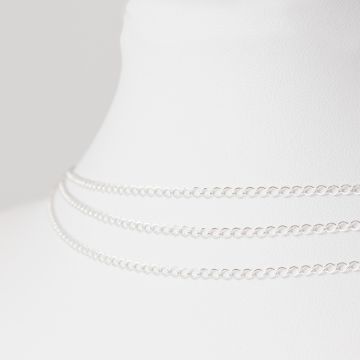 Srebrny łańcuszek romb  AG925 2mm