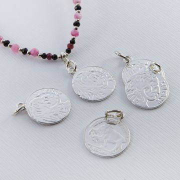 Srebrna moneta zawieszka Liberty 16mm