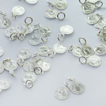 Srebrna zawieszka mini moneta AG925 7,8mm