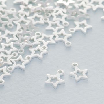 Srebrna zawieszka gwiazdka wycięta AG925 8x6mm